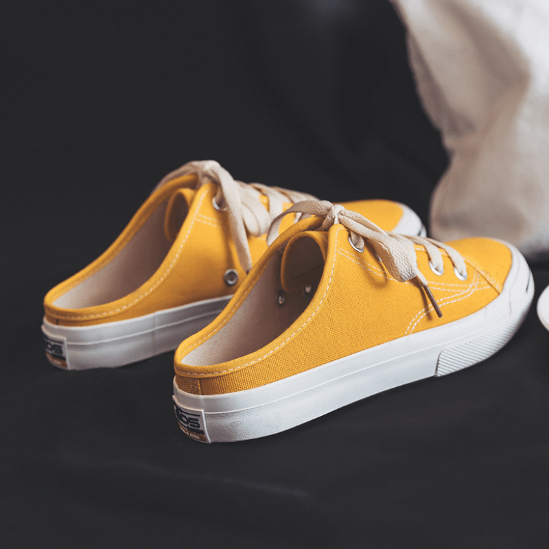 Plain Half Care Canvas Shoes