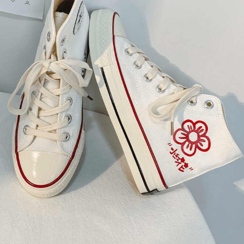 Little Safflower Canvas Shoes