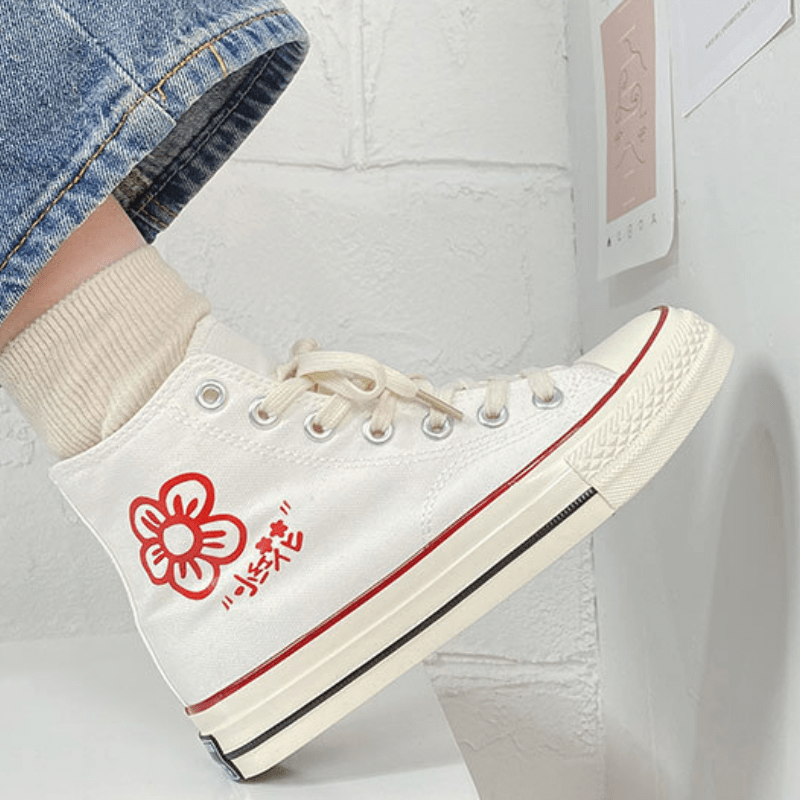 Little Safflower Canvas Shoes