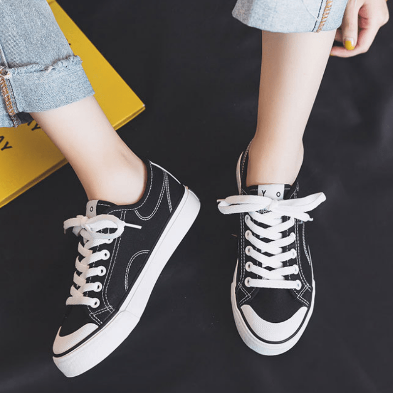 Patchwork Basic Canvas Shoes